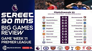 Premier League Game Week 11 Review  Guardiola record  Manchester United Appoints Ruben Amorim [upl. by Elleirda110]