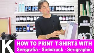 Complete Screen Printing Kit  How to Print TShirts  DIY Tutorial [upl. by Jule]