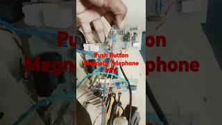 Push Button Magneto Telephone PCB shortvideo [upl. by Nikolas]