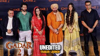 UNEDITED  Gadar 2 Trailer Launch  Sunny Deol Ameesha Patel Utkarsh Sharma Anil Sharma [upl. by Ykcor]