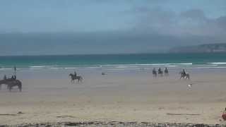 Les Chevaux  Plage Goulien  30Juin2013  Presquile Crozon  Bretagne [upl. by Arted]