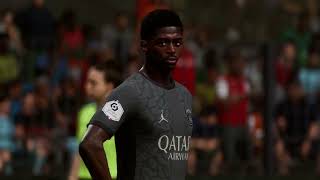 Gameplay FC 24  Stade de Reims  Paris SaintGermain  Ligue 1  20242025 [upl. by Ymma540]