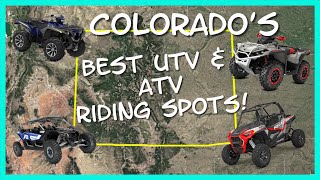 Colorados Top 6 Best UTV amp ATV Riding Spots [upl. by Nyret192]