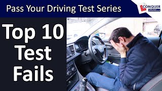 Top 10 reasons people fail their driving test in Great Britain [upl. by Alamak305]