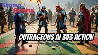 AOE4 CoOp Multiplayer 3 v 3 Outrageous AI If At First You Dont Succeed Try Again [upl. by Cosme559]