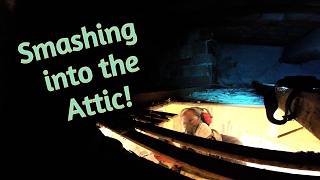 So Frustrating Attic Trap Door Installation [upl. by Noside574]