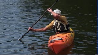 Kayak Draw Stroke  In Water Recovery  How to Paddle Series [upl. by Adyahs894]