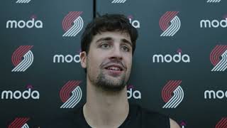 Deni Avdija Media Availability  October 2 2024  Portland Trail Blazers Training Camp [upl. by Gae]