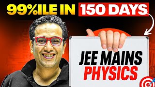 SCORE 99ile in 150 Days  PHYSICS GAMEPLAN⚡️ JEE 2025 [upl. by Powers]