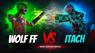 wolf ff vs Itac😱Who will win lets see☠️ GARENAFREEFIRE🇮🇳Arpringagitok freefireindia [upl. by Cordie]