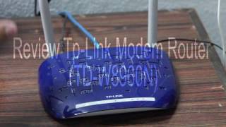 Quick Review TpLink ModemRouter TDW8960N [upl. by Irpac199]