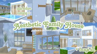 BAGI BAGI ID🪴⁠✧ FAMILY HOUSE 2 LANTAI  SAKURA SCHOOL SIMULATOR [upl. by Aicats]