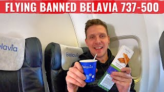 Review BELARUSIAN BELAVIA  EUROPES LAST 737500 [upl. by Refennej]