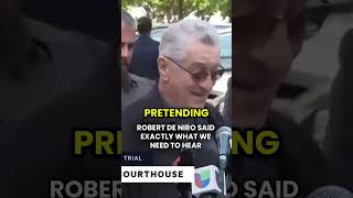 Robert De Niro Tells Maga EXACTLY What WE ALL Need To Hear [upl. by Yatzeck]