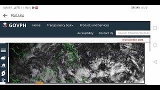 Pagasa Weather Satellite Dec 6 2024 Fri 10am [upl. by Daniella]