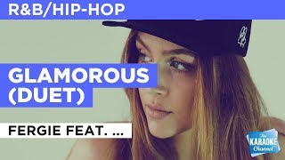 Glamorous in the Style of quotFergie feat Ludacrisquot with lyrics no lead vocal [upl. by Adnerol]