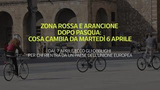 Zona rossa e arancione cosa cambia da martedì 6 aprile le nuove regole [upl. by Williams]