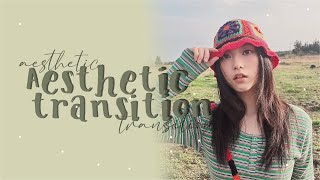 Aesthetic Transition Tutorial 6  Alight Motion [upl. by Aerbua489]