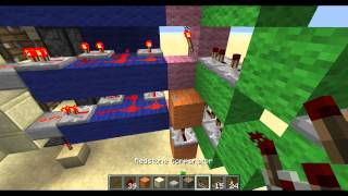 Minecraft MultiFloor Elevator Tutorial part 1 [upl. by Amihsat772]