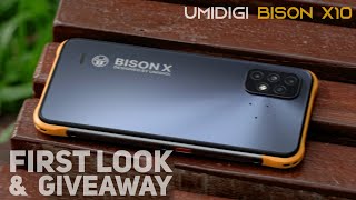 UMIDIGI Bison X10  First Look amp GIVEAWAY [upl. by Ciryl]