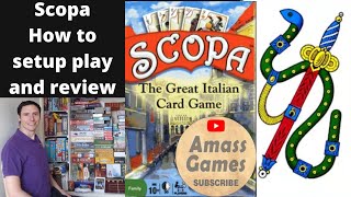 Scopa  How to set up play and review BGA  AmassGames  4K Classic Card game BGA Classic card game [upl. by Jarus711]