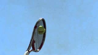 Stosur kick serve  Racquet hits the ball [upl. by Questa]