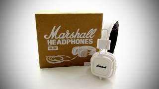 Marshall Major Headphones Unboxing White [upl. by Reinald]