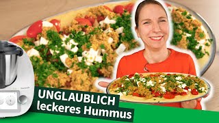 Perfekte Beilage – Hummus mit leckerer Tapenade  Thermomix® Kochrezept [upl. by Deach]