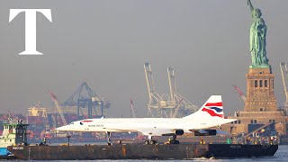 LIVE Concorde returns to New York after refurbishment [upl. by Pravit]