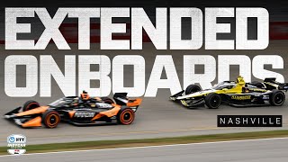 The WINNING move  Best onboard moments from 2024 finale at Nashville Superspeedway  INDYCAR [upl. by Inahet]