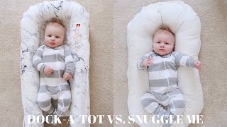 DockATot or Snuggle me organic My review on both these products [upl. by Ahsilra]