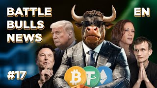 Battle Bulls News 17 — US Elections amp Bitcoin BULL Token Listing [upl. by Hallock]