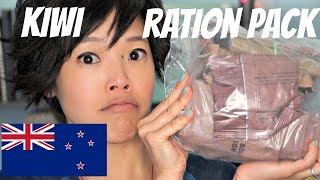 New Zealand Operation Ration Pack  tasting a Kiwi MRE [upl. by Garling413]