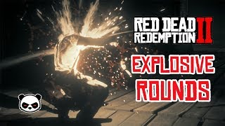 How To Make Explosive Rounds And Fire Arrows  Red Dead Redemption 2 [upl. by Lyrej]