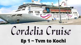 Cordelia Cruise  EP 1 Train travel from Trivandrum to Kochi Ocean View Cabin [upl. by Nwahsid]