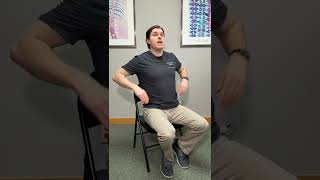 How to Relieve Sciatica in a Chair Shorts [upl. by Clementis]