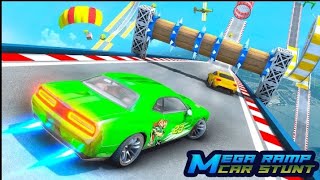 ramp car games gt car stunt 3d gameplay mega ramp car stunts racing impossible tracks 3d android gta [upl. by Torp]