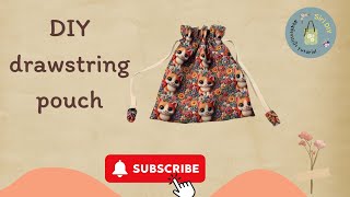 DIY Gift drawstring pouch [upl. by Anny]