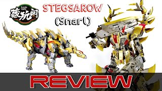 Cang Toys Stegsarow Review  CTLongyan01 Recensione Transformers Snarl [upl. by Shari]