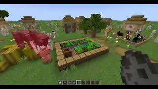 CAUSING THE IRON GOLEM VS PILLAGER WAR ON MINECRAFT [upl. by Einre]