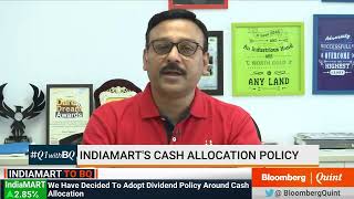 Indiamart Intermesh Posts Profit In Q1 [upl. by Litsyrk378]