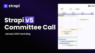 Strapi v5 Community Committee Update Introducing Strapi 5 and the Upgrade Tool [upl. by Tudor294]
