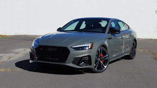 2023 Audi S5 Sportback Premium Plus  Features Review amp POV Road Test [upl. by Eneg]