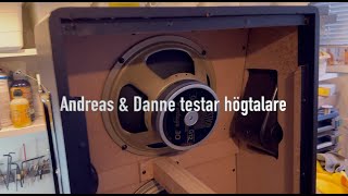 Andreas amp Danne testar högtalare mm [upl. by Ellecram]