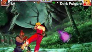 SFIII 3rd Strike Match  kA Akuma vs Dark Fulgore Ken 2 [upl. by Gilletta]