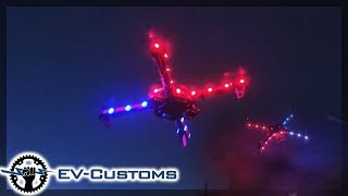 First DIY Drone Night Flight Without GPS and compass APM 28 Flight Controller [upl. by Townsend]