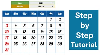 How to create dynamic Calendar in Google Sheet [upl. by Enelegna766]