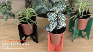 Laser Cut Planters [upl. by Aiksas953]