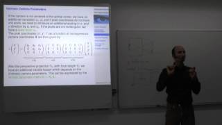 Multiple View Geometry  Lecture 5 Prof Daniel Cremers [upl. by Yewed]