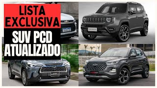 5 SUV PCD DISPONÍVEIS COM TODAS AS ISENÇÕES PARA 2024 [upl. by Ahsain514]